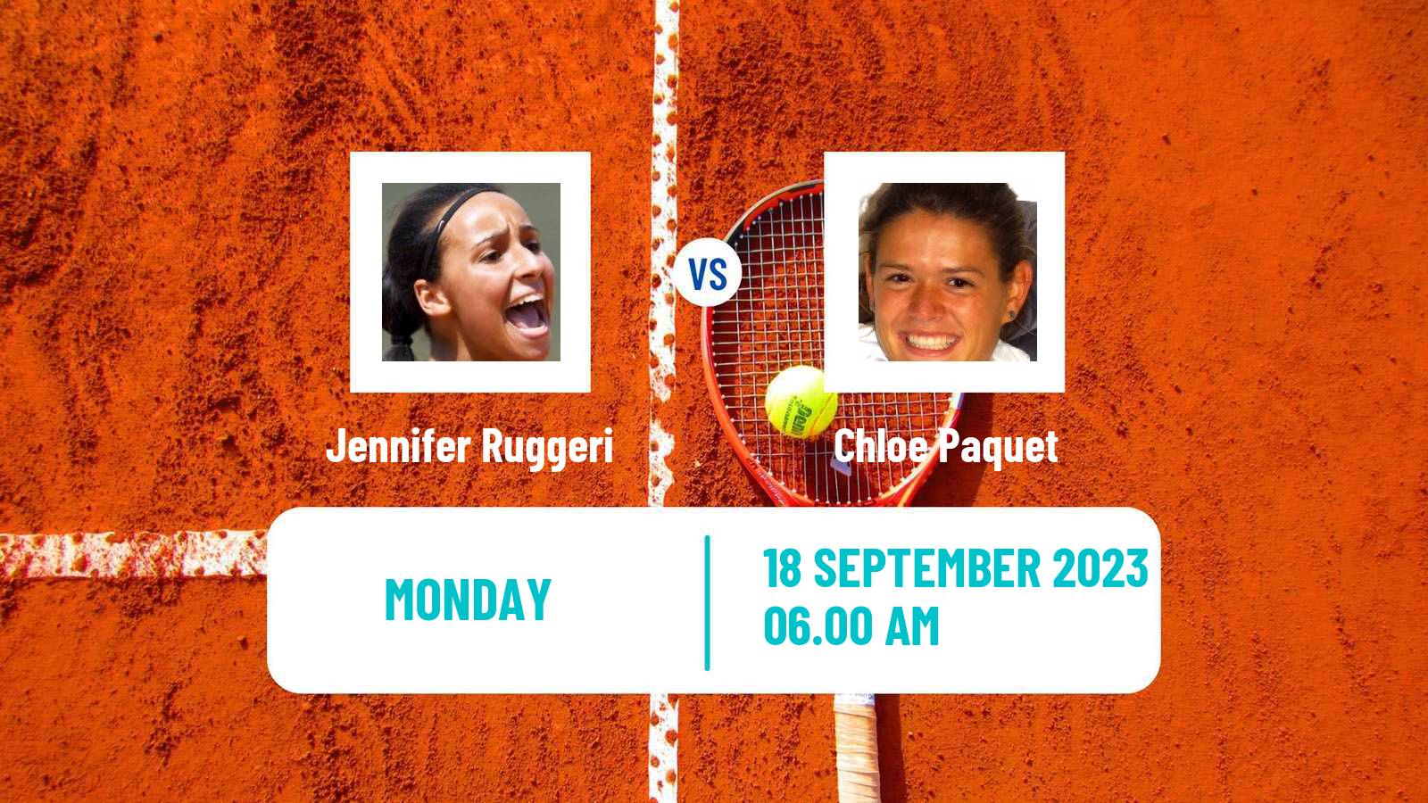 Tennis Parma Challenger Women Jennifer Ruggeri - Chloe Paquet