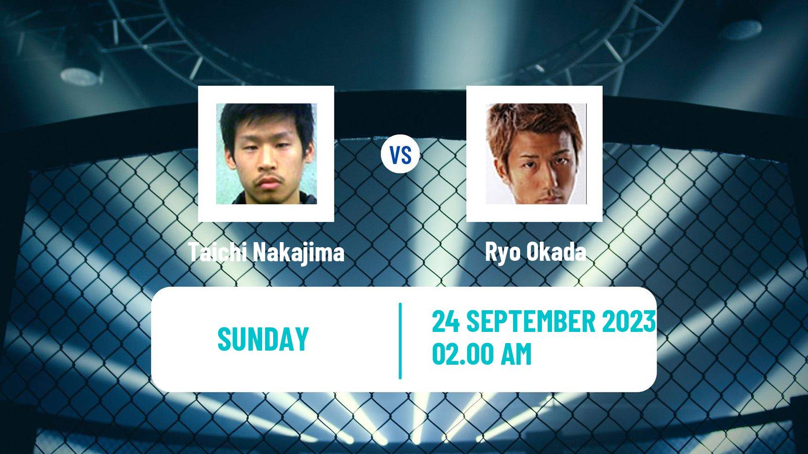 MMA Bantamweight Rizin Men Taichi Nakajima - Ryo Okada