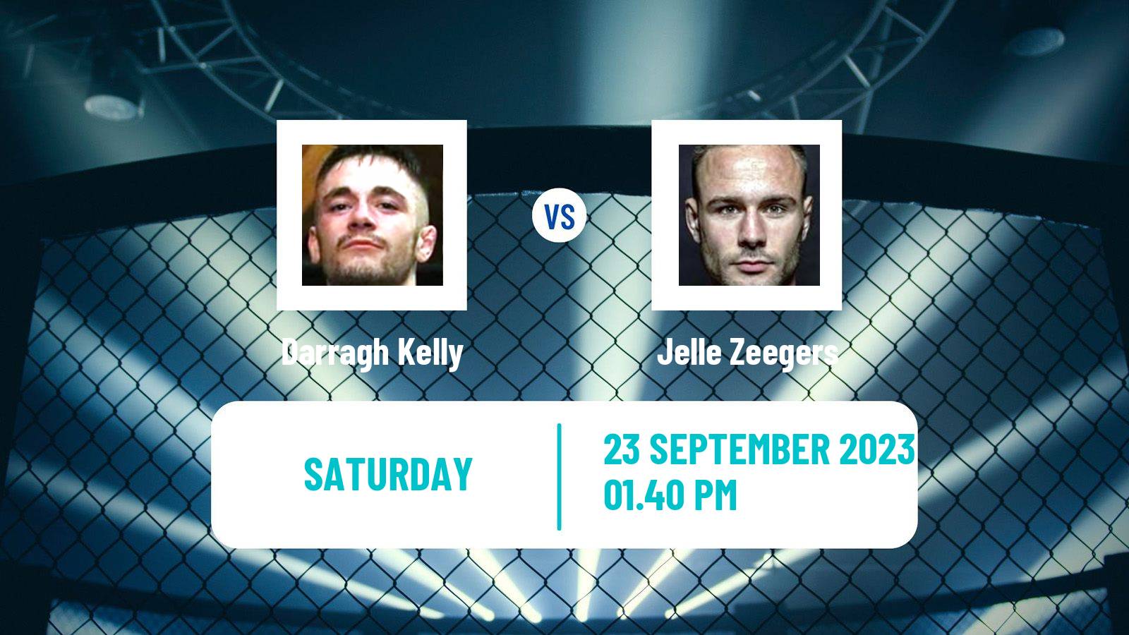 MMA Featherweight Bellator Men Darragh Kelly - Jelle Zeegers
