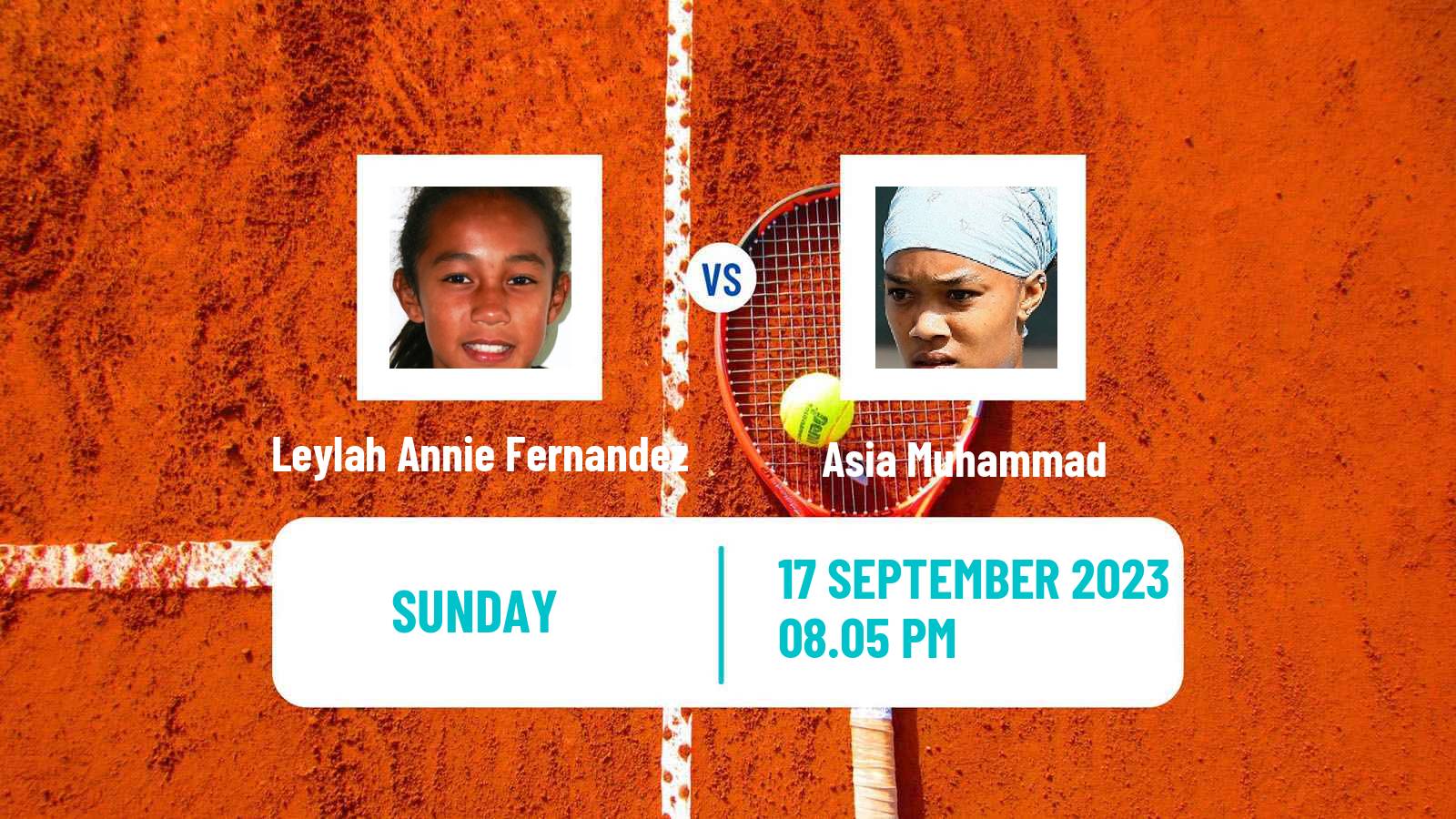 Tennis WTA Guadalajara Leylah Annie Fernandez - Asia Muhammad