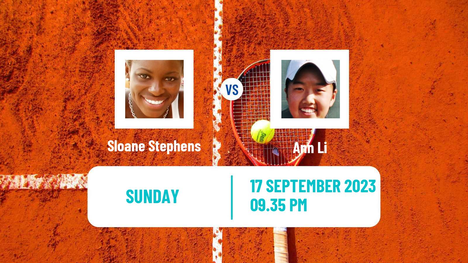 Tennis WTA Guadalajara Sloane Stephens - Ann Li