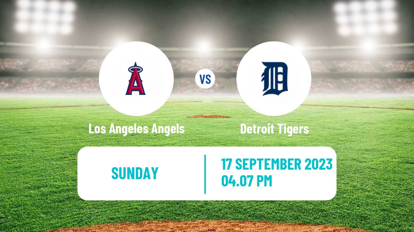 Baseball MLB Los Angeles Angels - Detroit Tigers