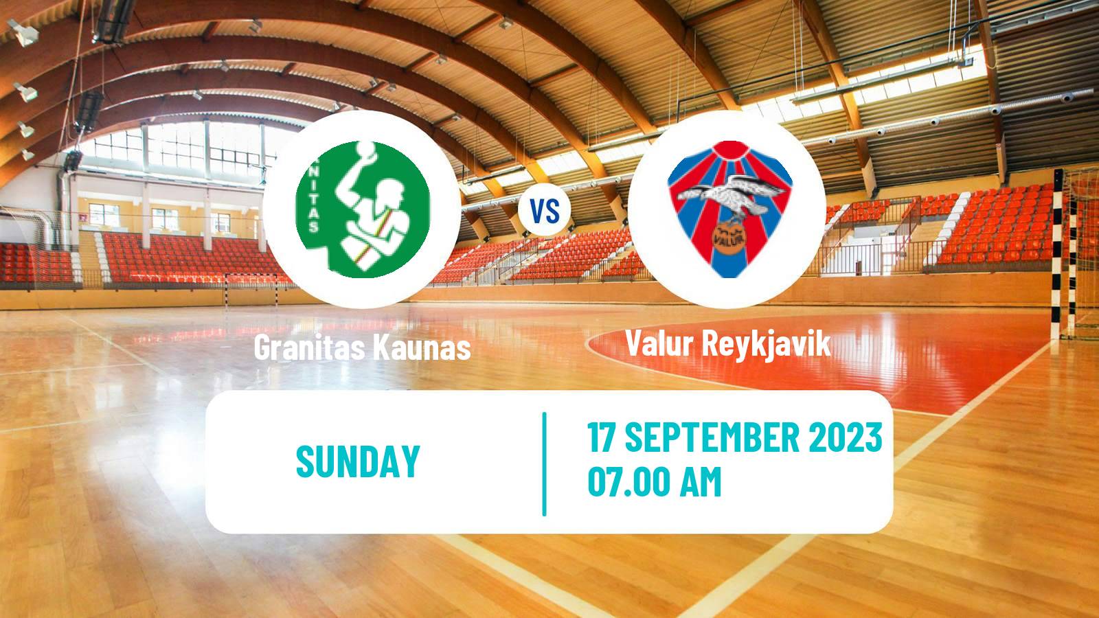 Handball EHF European Cup Granitas Kaunas - Valur Reykjavik