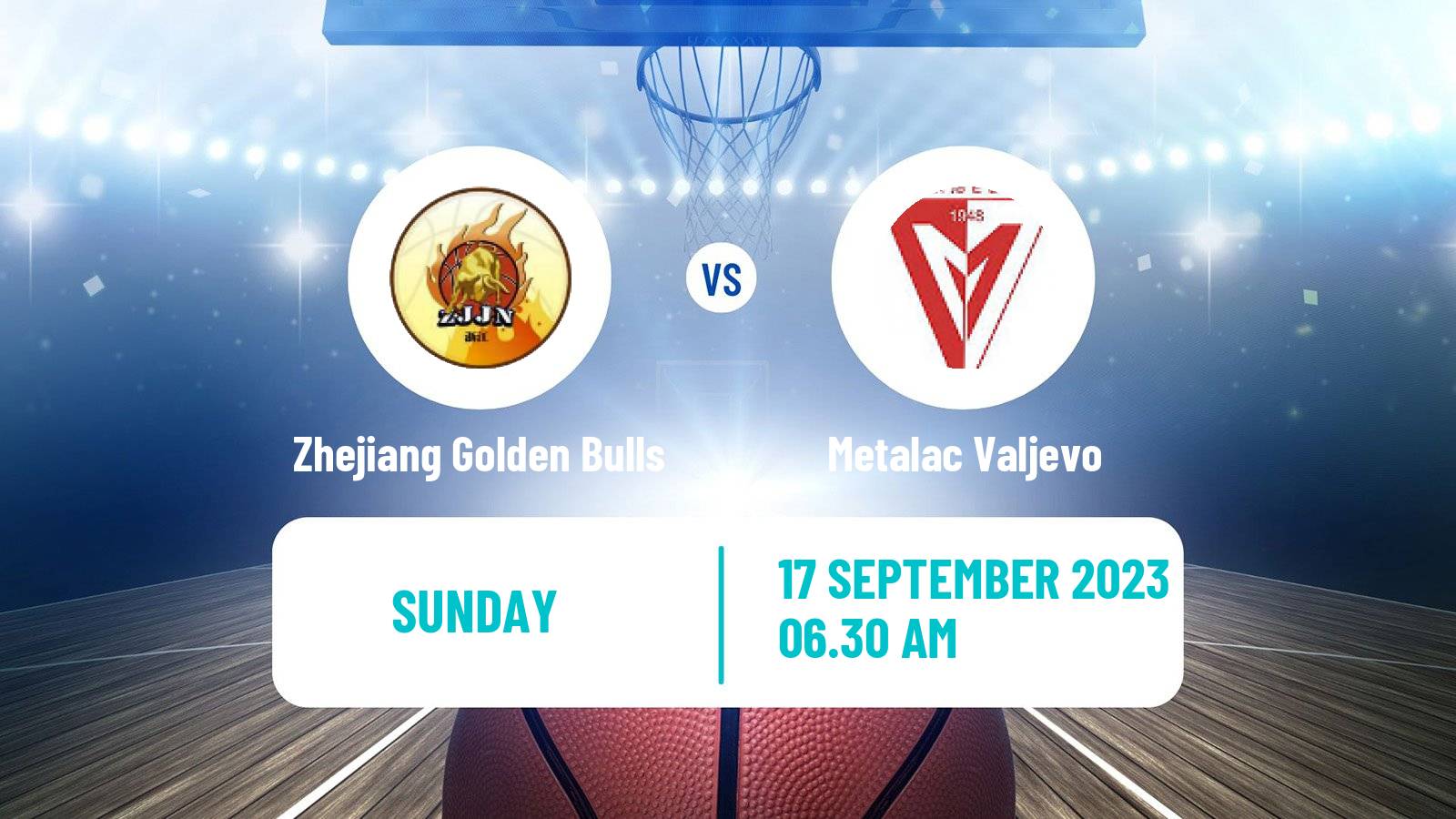 Basketball Club Friendly Basketball Zhejiang Golden Bulls - Metalac Valjevo