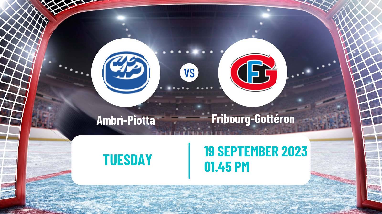 Hockey Swiss National League Hockey Ambrì-Piotta - Fribourg-Gottéron