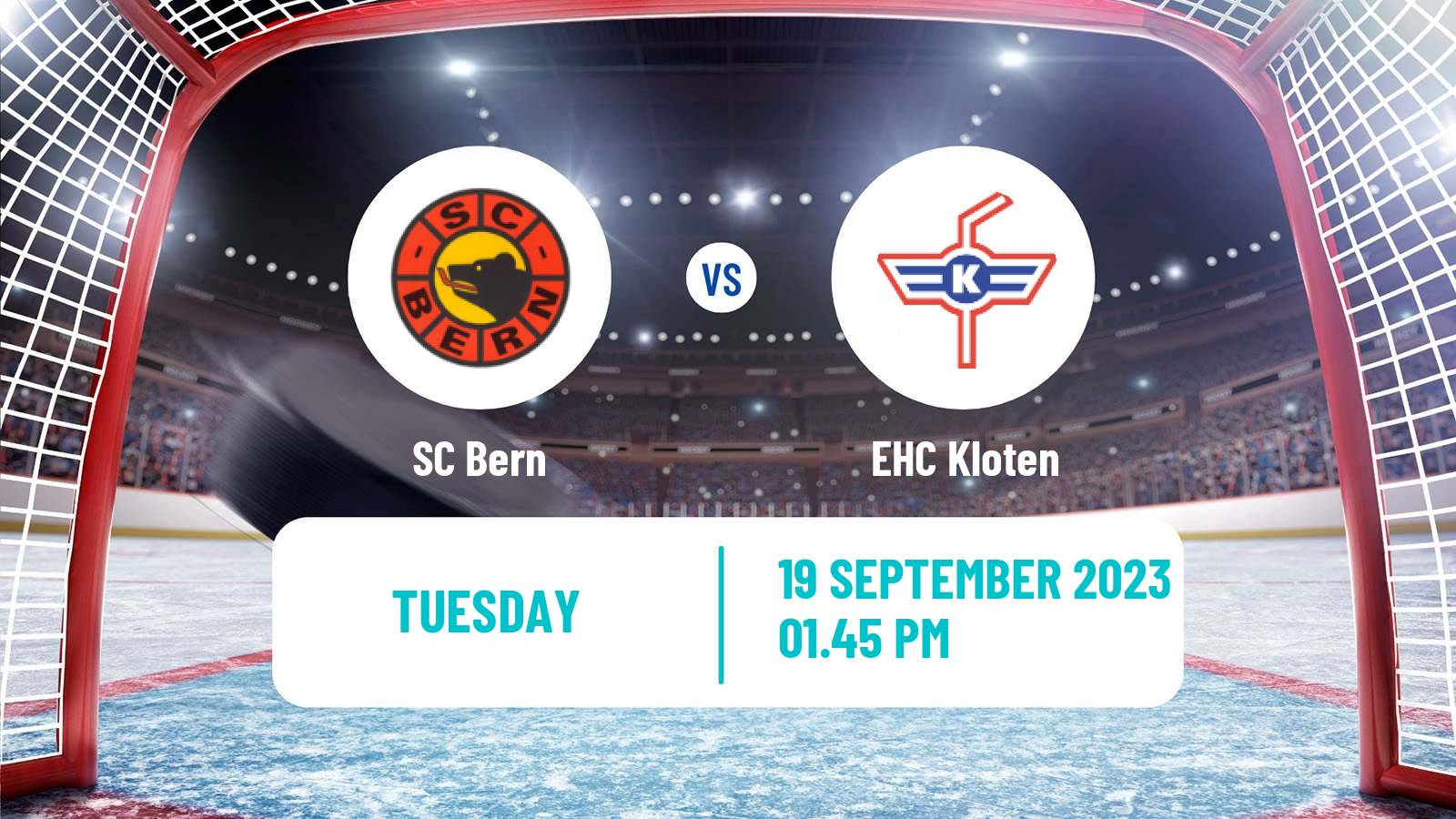 Hockey Swiss National League Hockey Bern - EHC Kloten