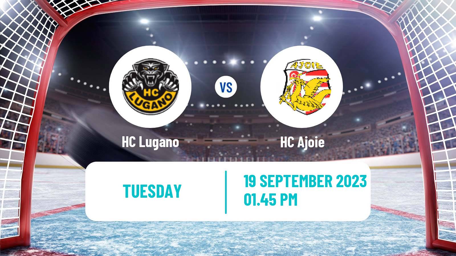 Hockey Swiss National League Hockey Lugano - Ajoie