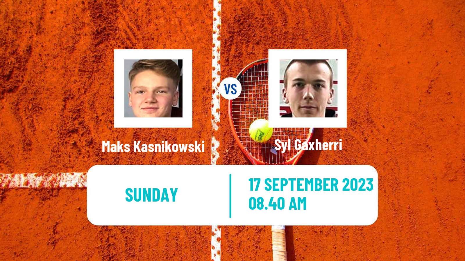 Tennis Bad Waltersdorf Challenger Men Maks Kasnikowski - Syl Gaxherri