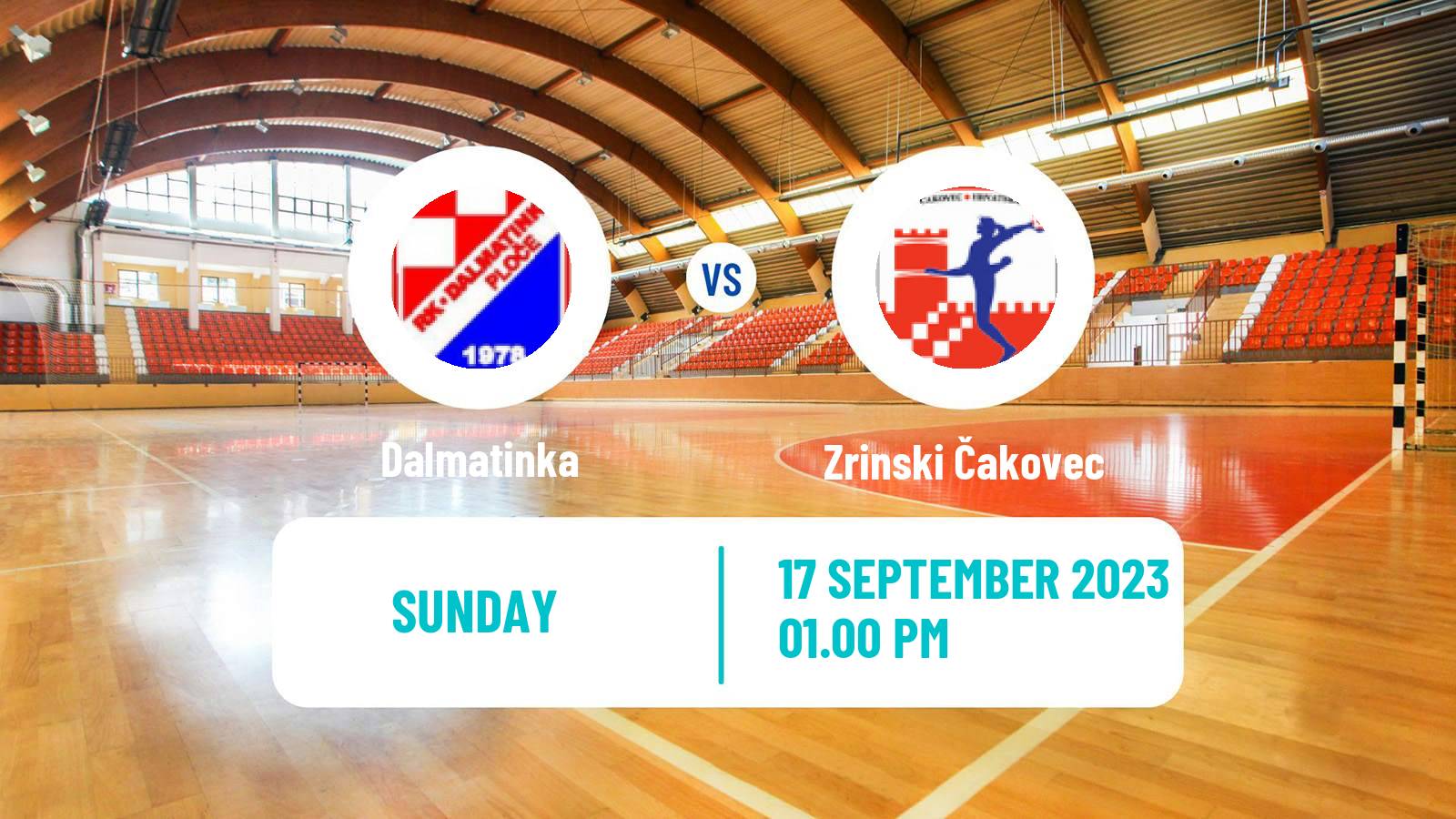 Handball Croatian 1 HRL Handball Women Dalmatinka - Zrinski Čakovec