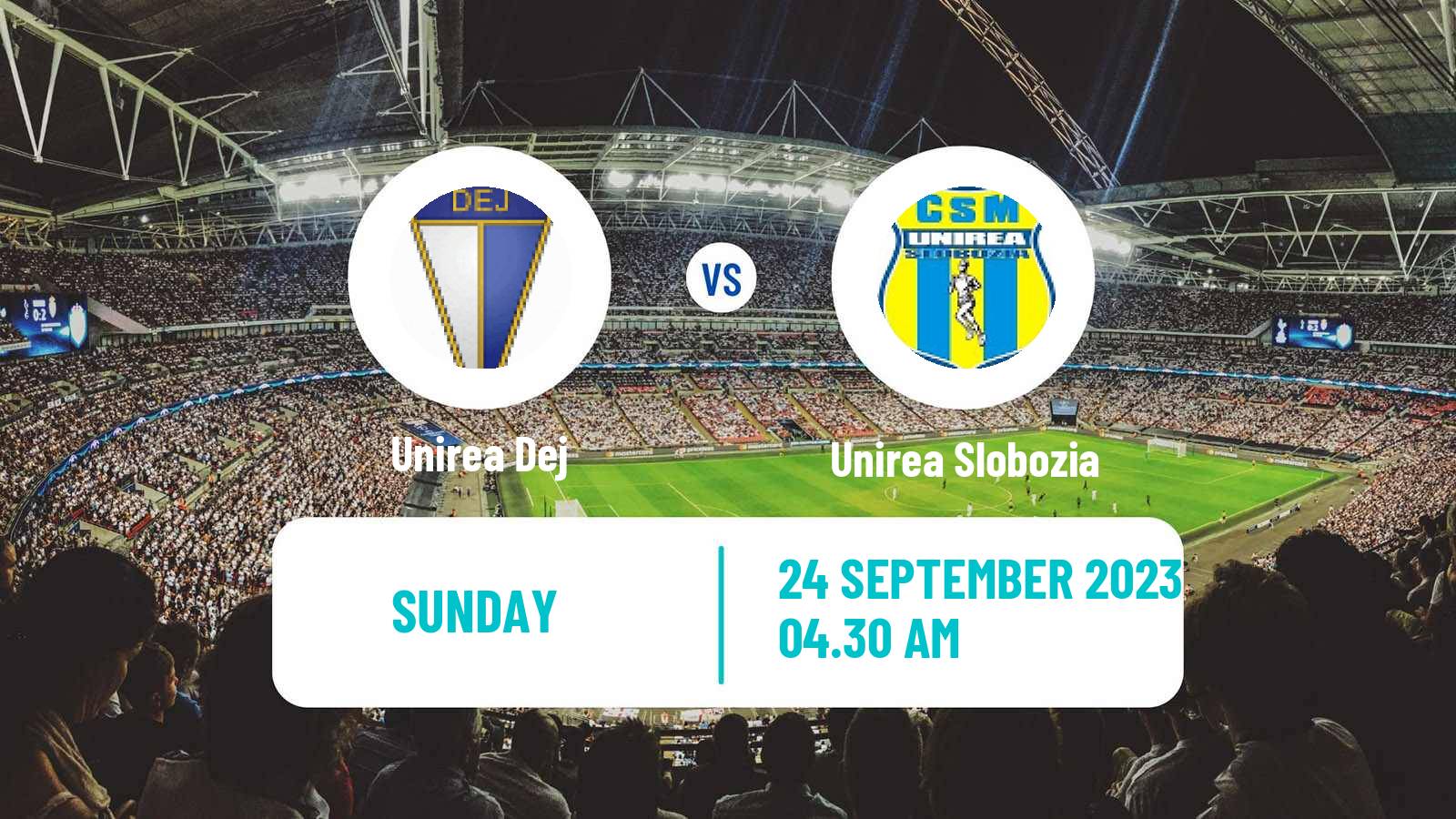 Soccer Romanian Division 2 Unirea Dej - Unirea Slobozia
