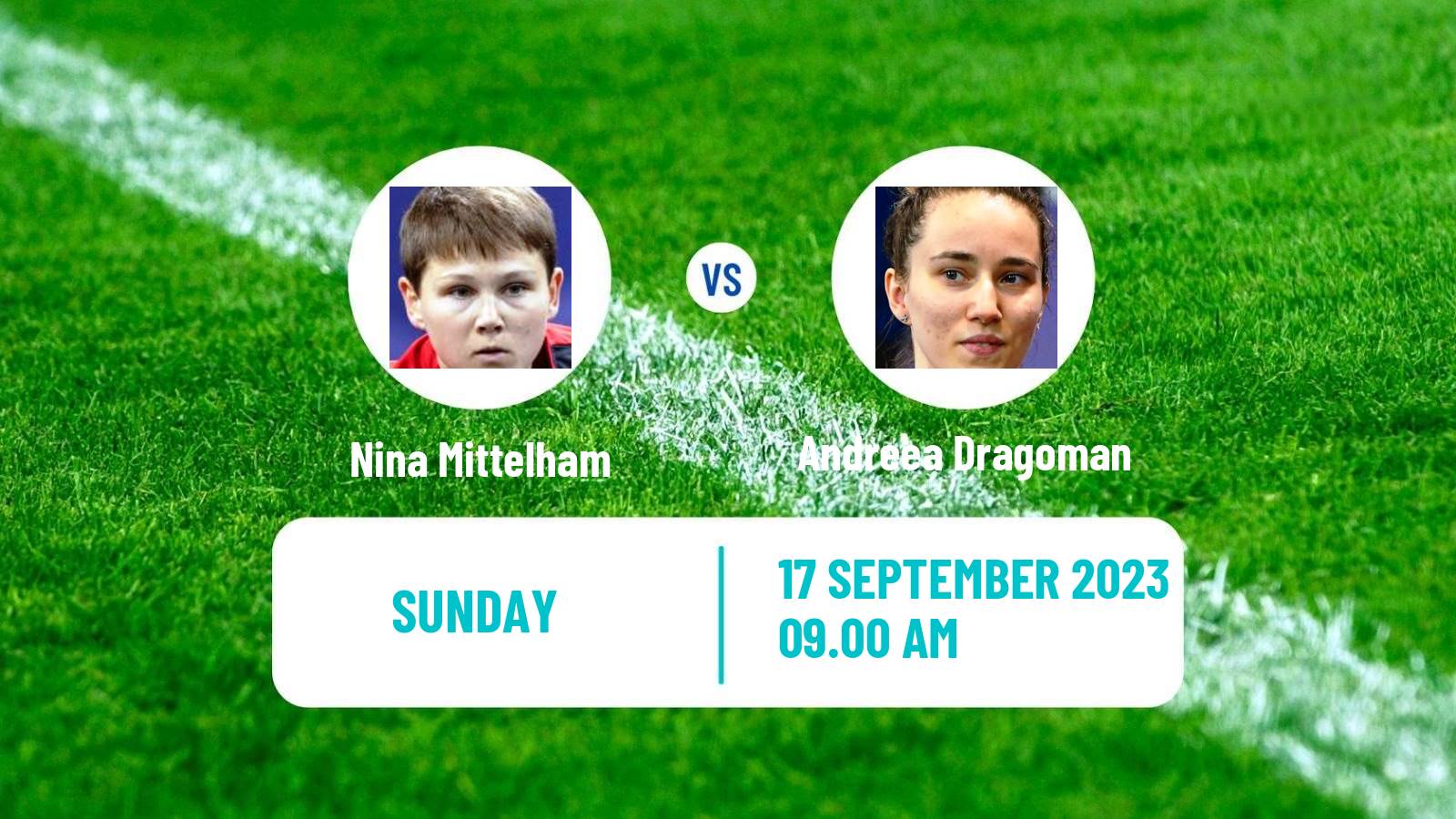 Table tennis European Championships Teams Women Nina Mittelham - Andreea Dragoman