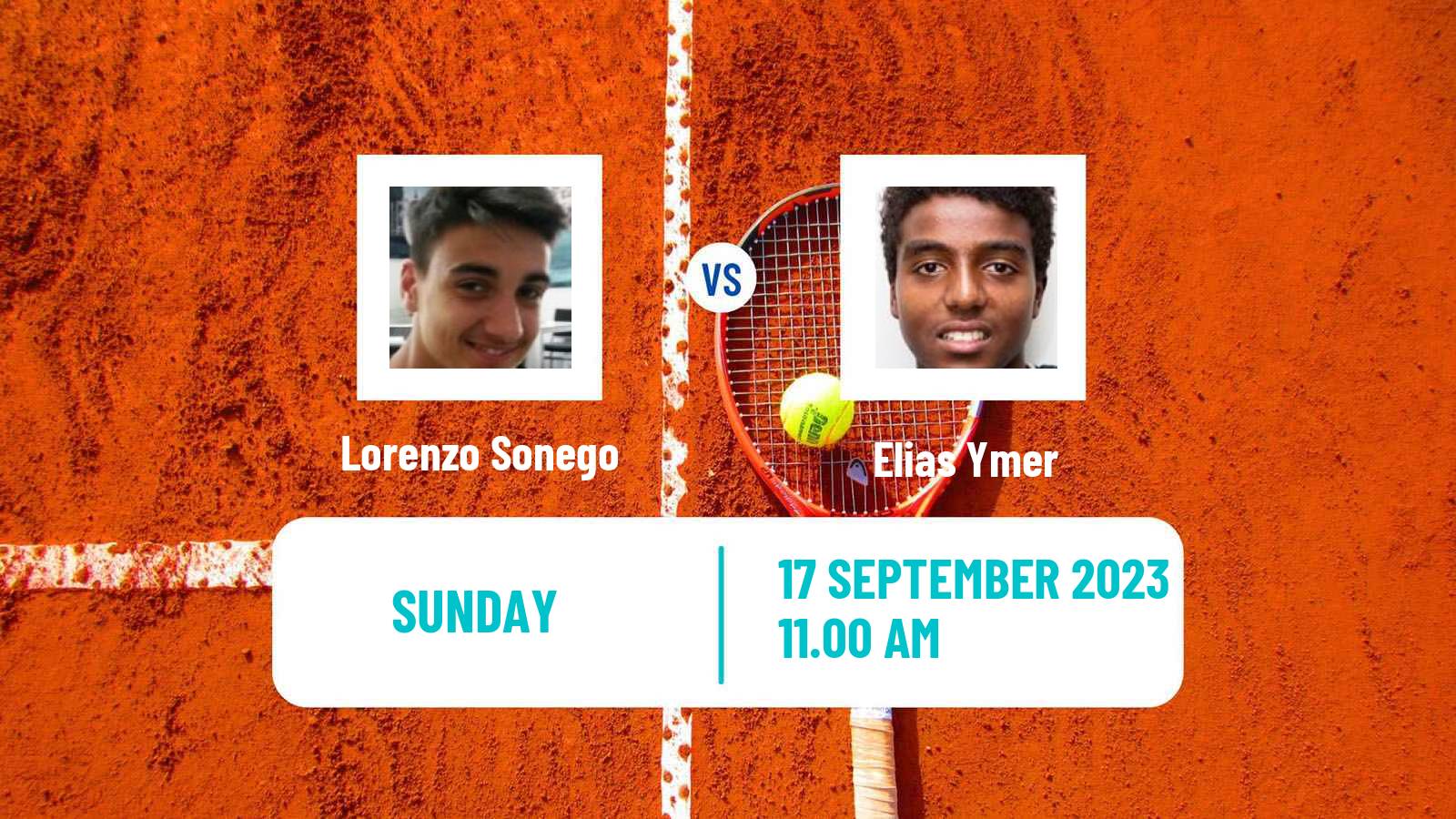 Tennis Davis Cup World Group Lorenzo Sonego - Elias Ymer
