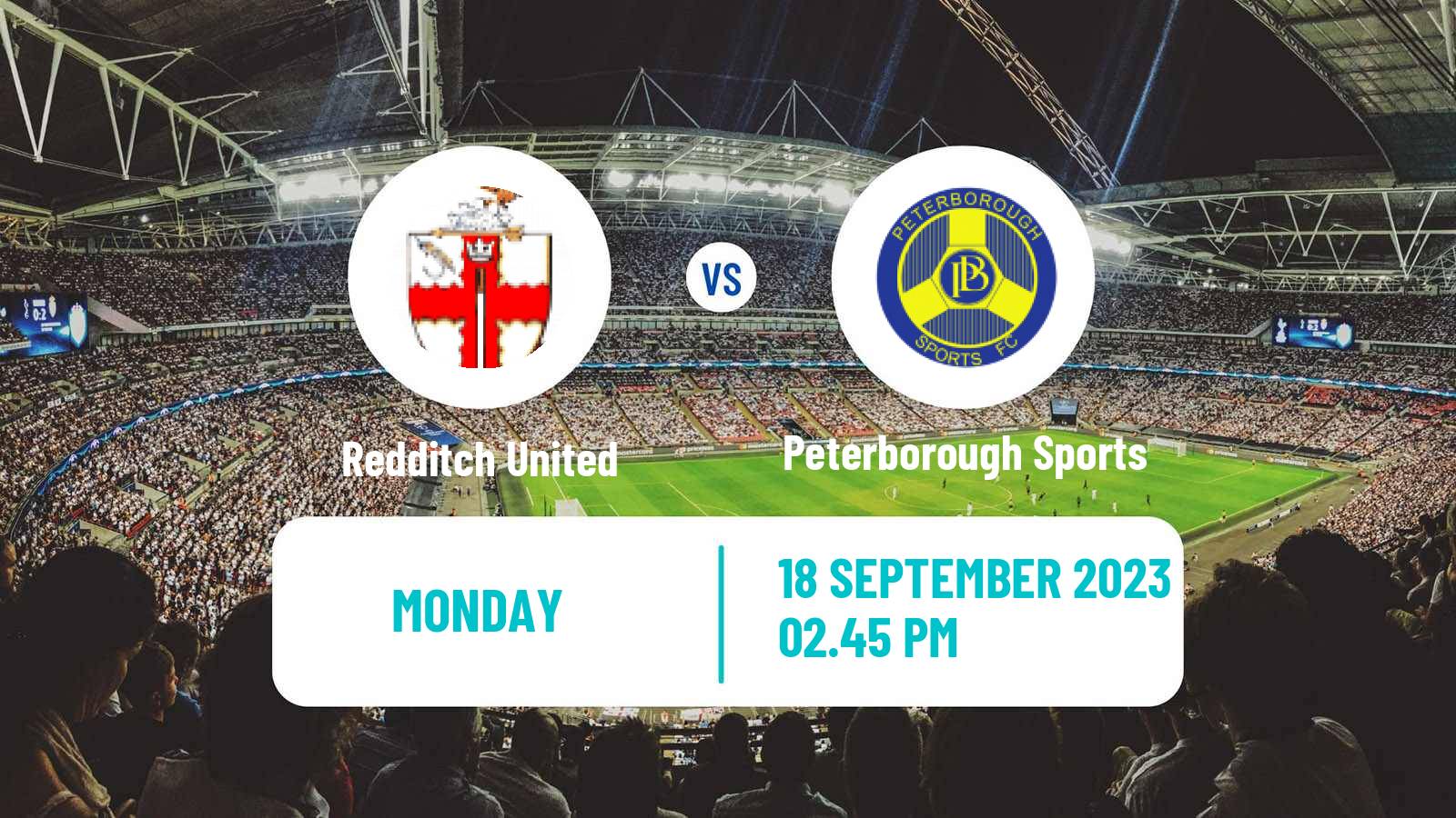 Soccer English FA Cup Redditch United - Peterborough Sports