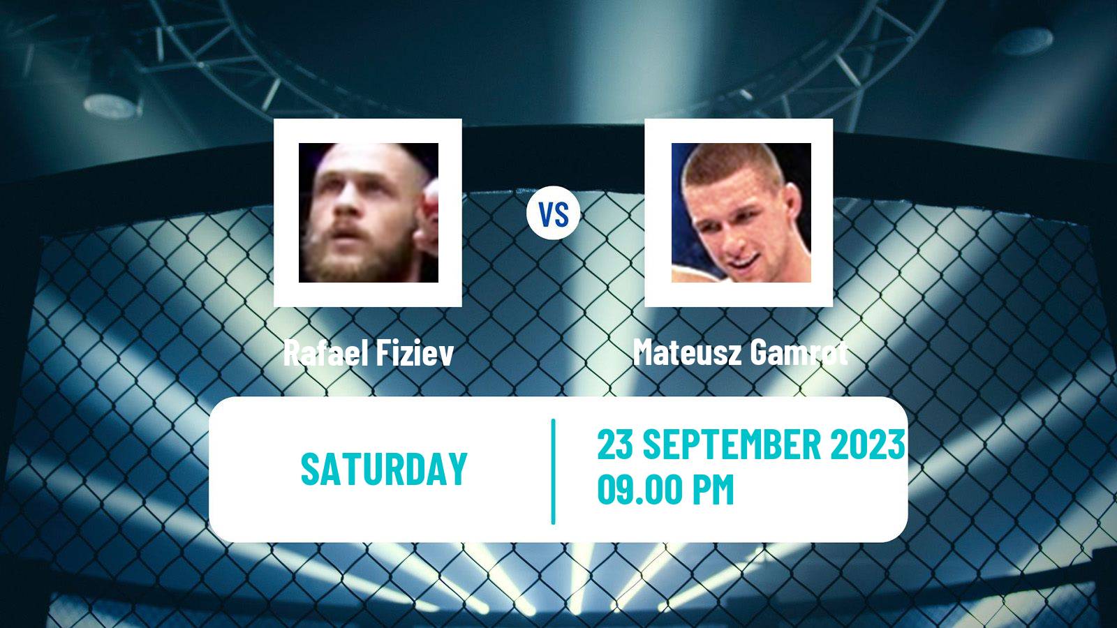 MMA Lightweight UFC Men Rafael Fiziev - Mateusz Gamrot