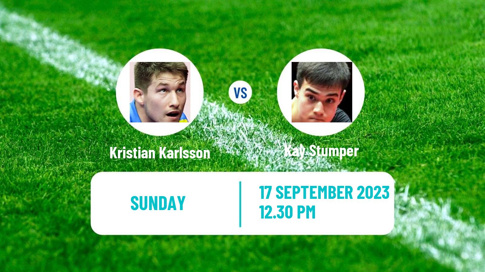 Table tennis European Championships Teams Men Kristian Karlsson - Kay Stumper