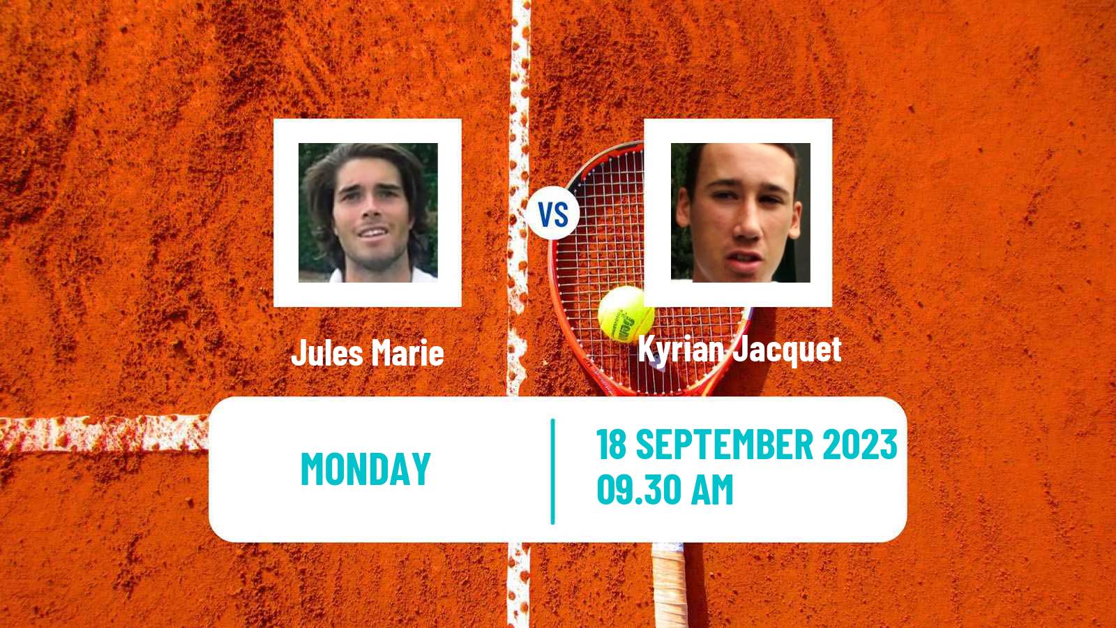 Tennis St Tropez Challenger Men Jules Marie - Kyrian Jacquet