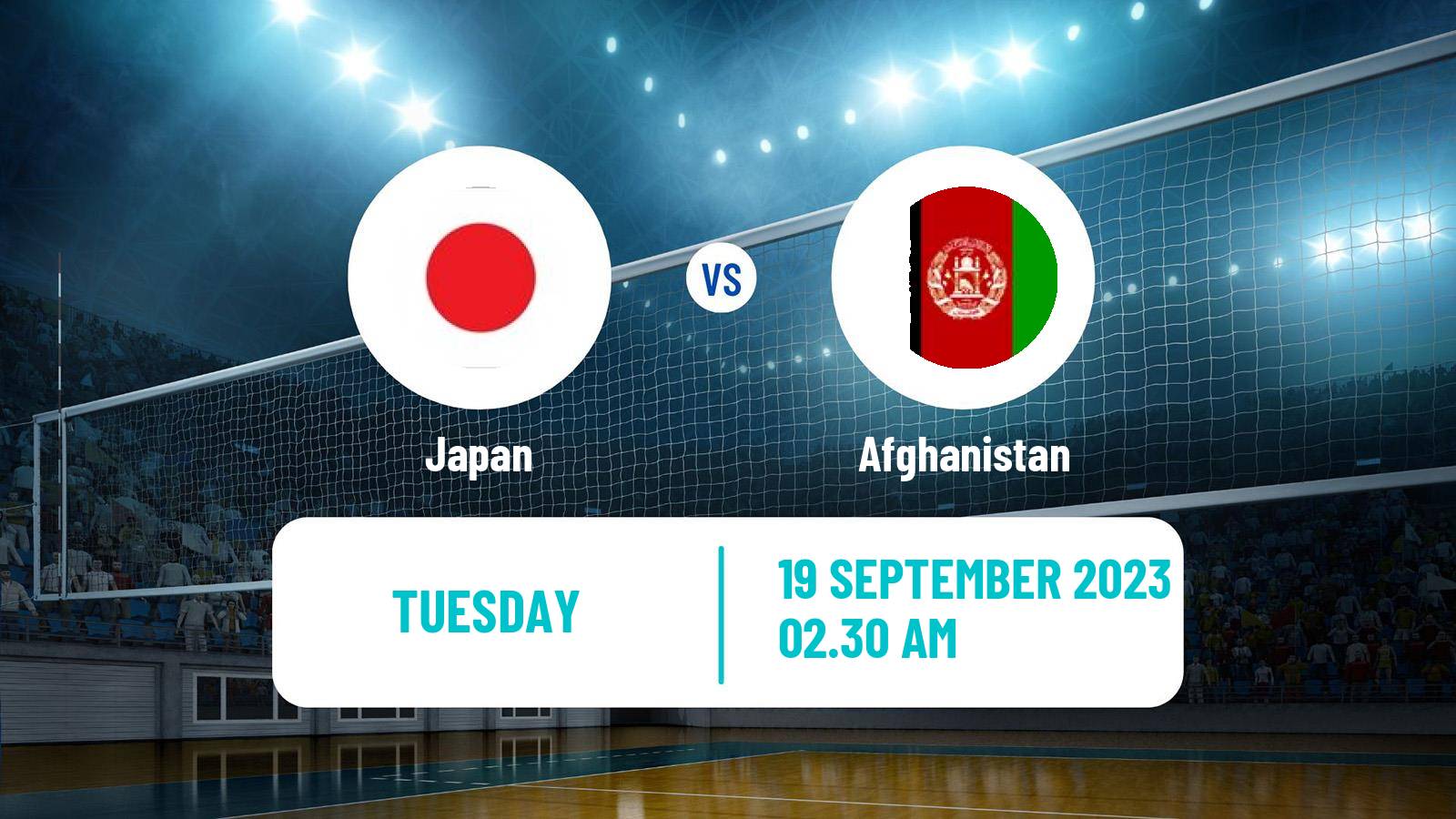 Volleyball Asian Games Volleyball Japan - Afghanistan