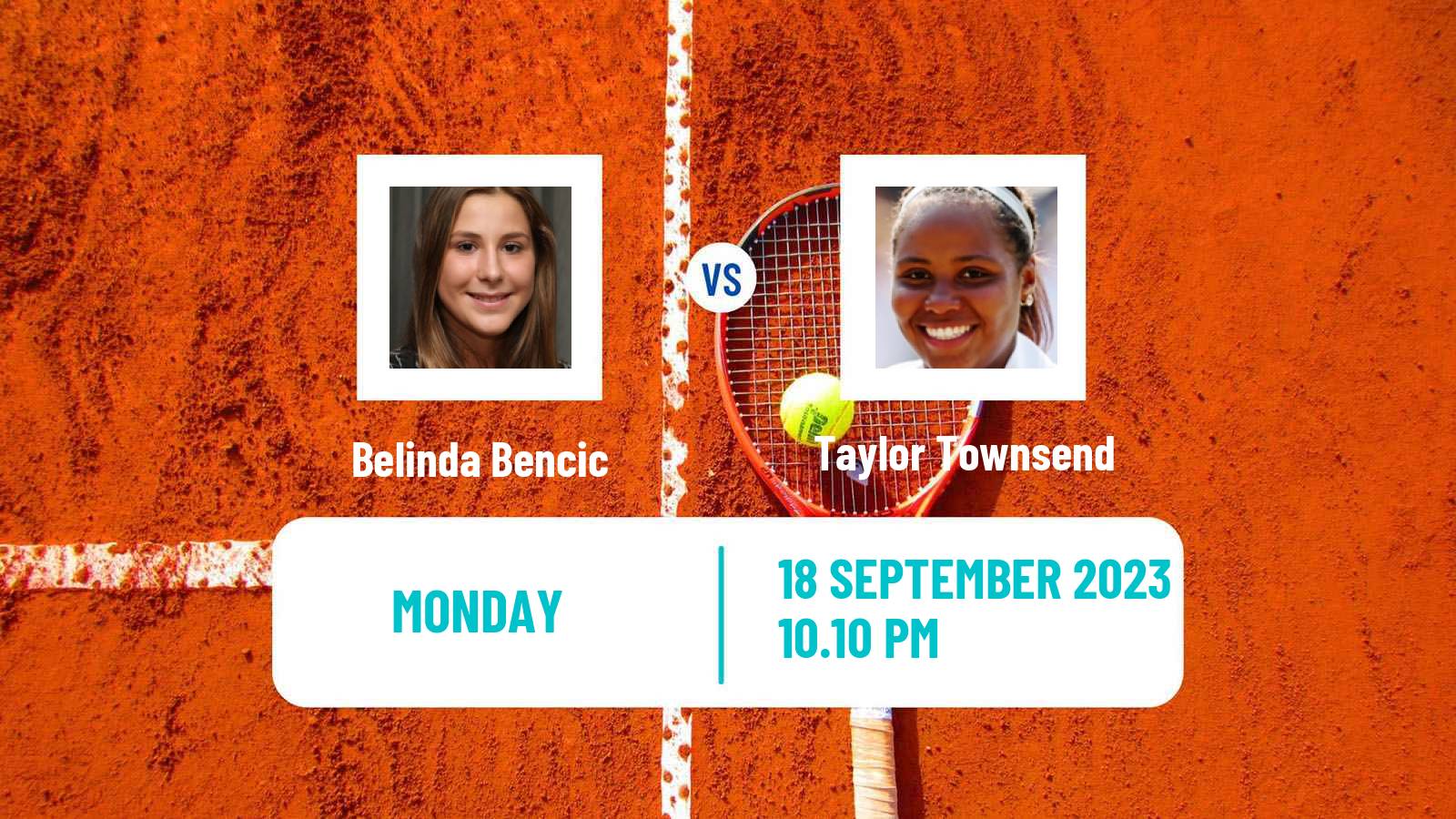 Tennis WTA Guadalajara Belinda Bencic - Taylor Townsend