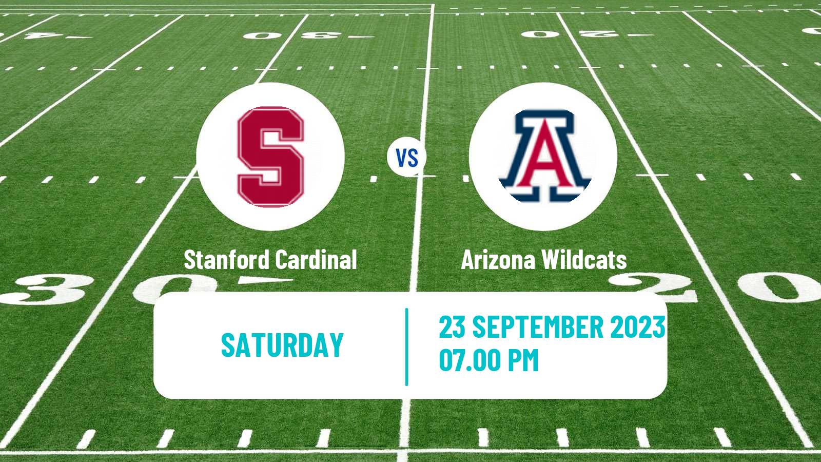 American football NCAA College Football Stanford Cardinal - Arizona Wildcats