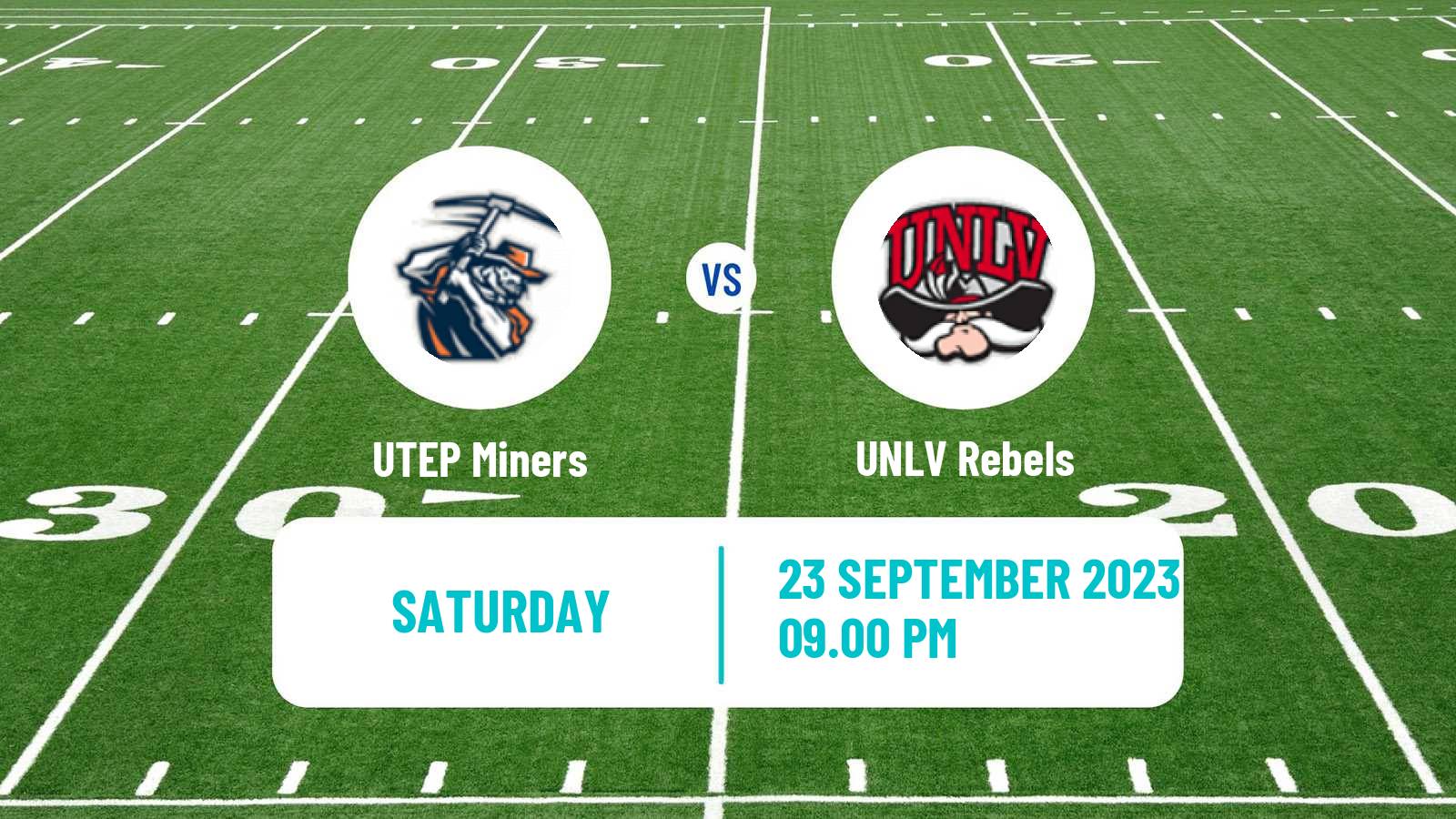 American football NCAA College Football UTEP Miners - UNLV Rebels