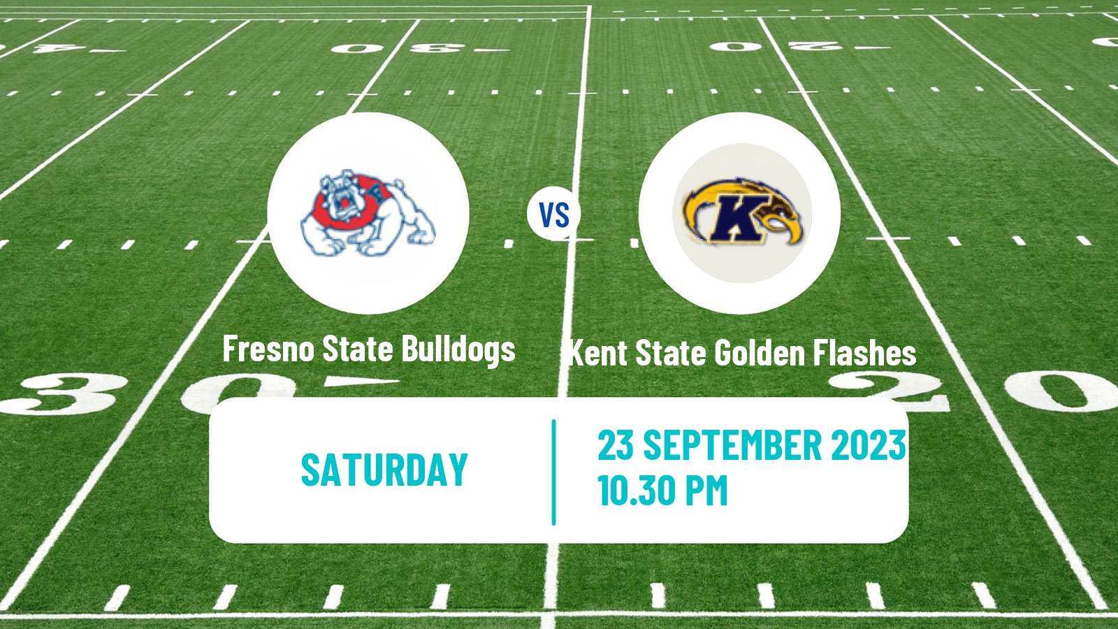 American football NCAA College Football Fresno State Bulldogs - Kent State Golden Flashes