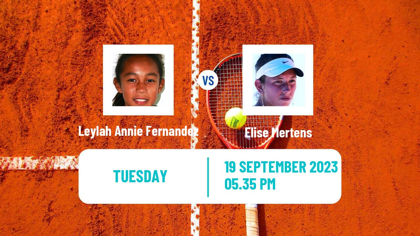 Tennis WTA Guadalajara Leylah Annie Fernandez - Elise Mertens