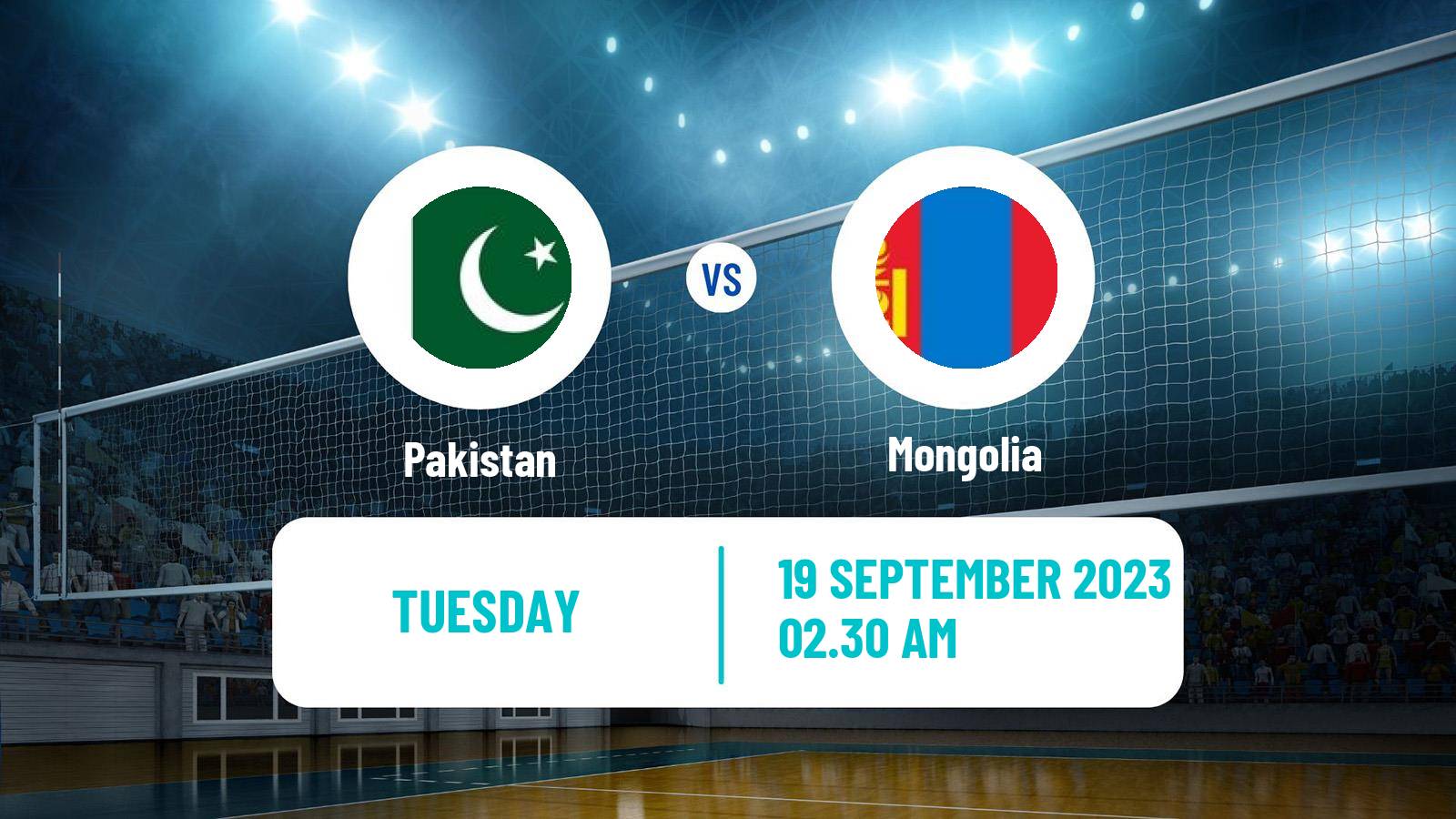 Volleyball Asian Games Volleyball Pakistan - Mongolia