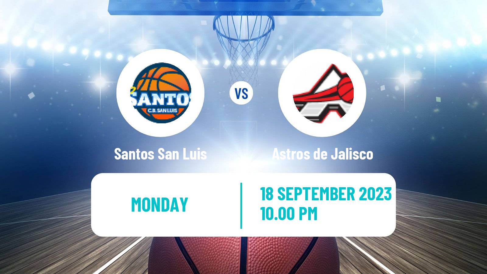Basketball Mexican LNBP Santos San Luis - Astros de Jalisco