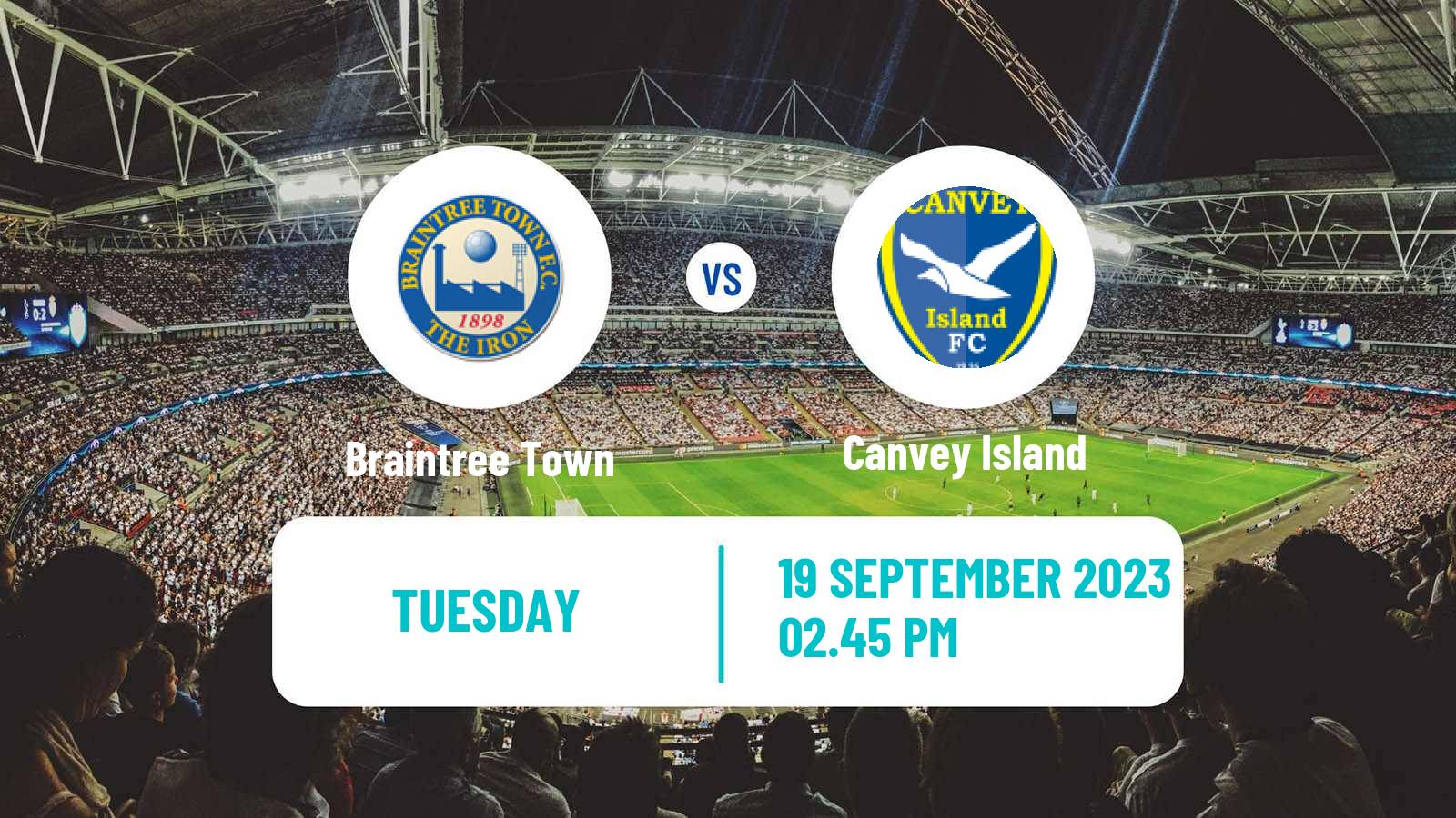 Soccer English FA Cup Braintree Town - Canvey Island