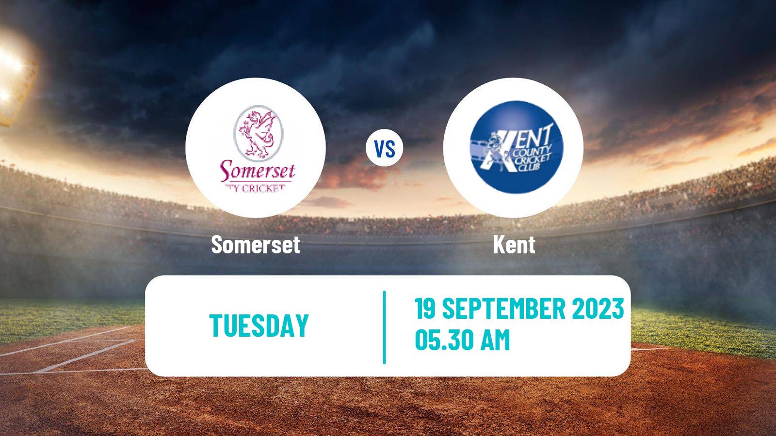 Cricket County Championship One Cricket Somerset - Kent