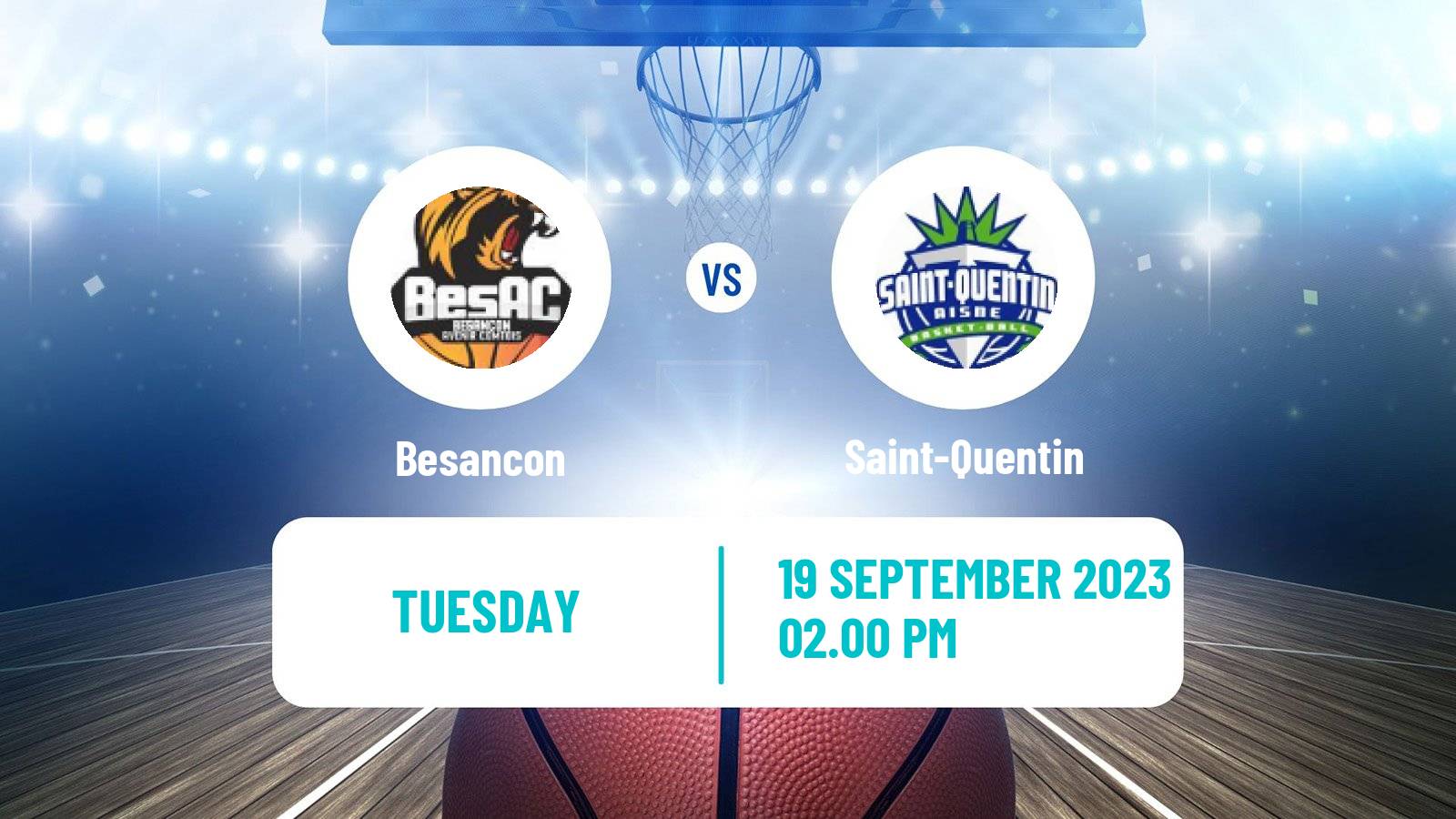 Basketball French Cup Basketball Besancon - Saint-Quentin