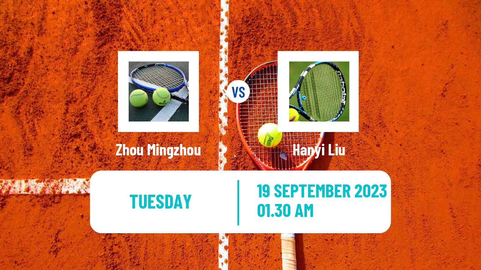 Tennis ITF M25 Guiyang Men 2023 Zhou Mingzhou - Hanyi Liu