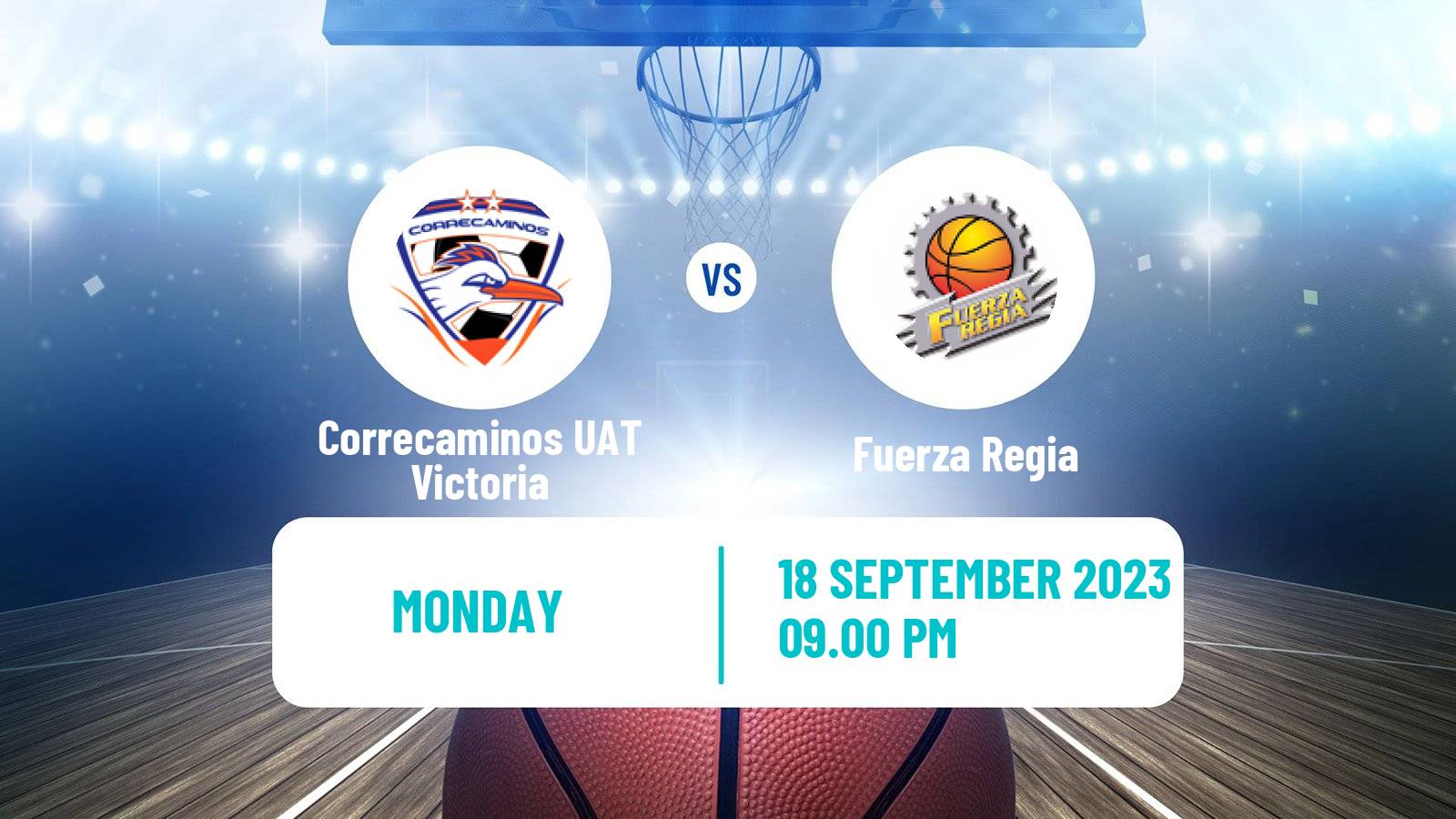 Basketball Mexican LNBP Correcaminos UAT Victoria - Fuerza Regia