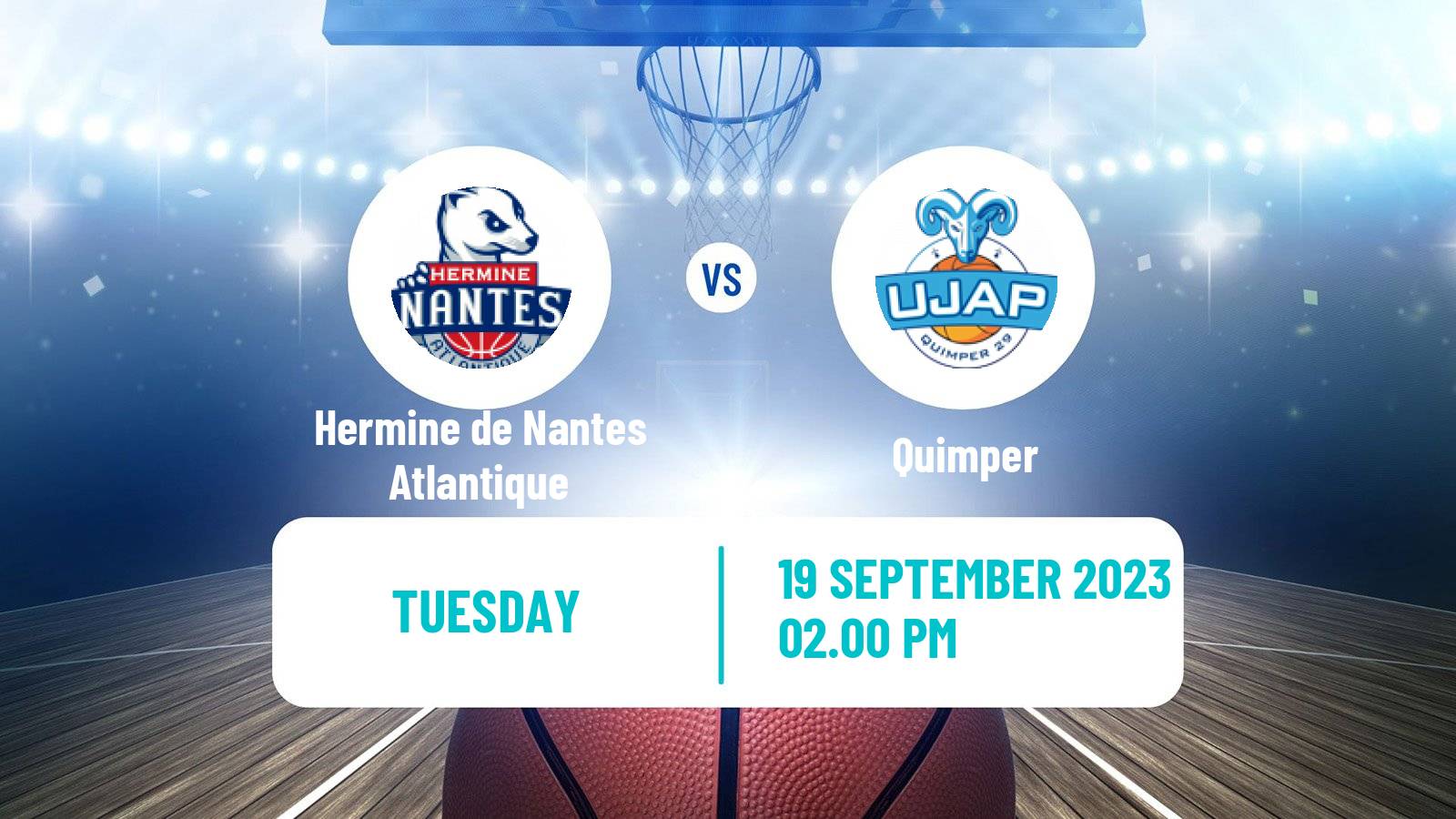 Basketball French Cup Basketball Hermine de Nantes Atlantique - Quimper