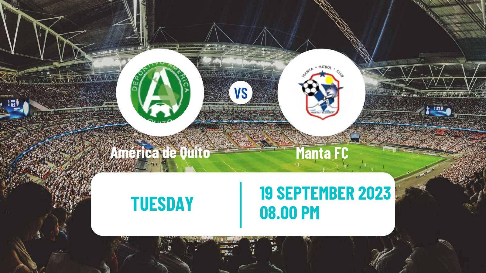 Soccer Ecuadorian Serie B América de Quito - Manta