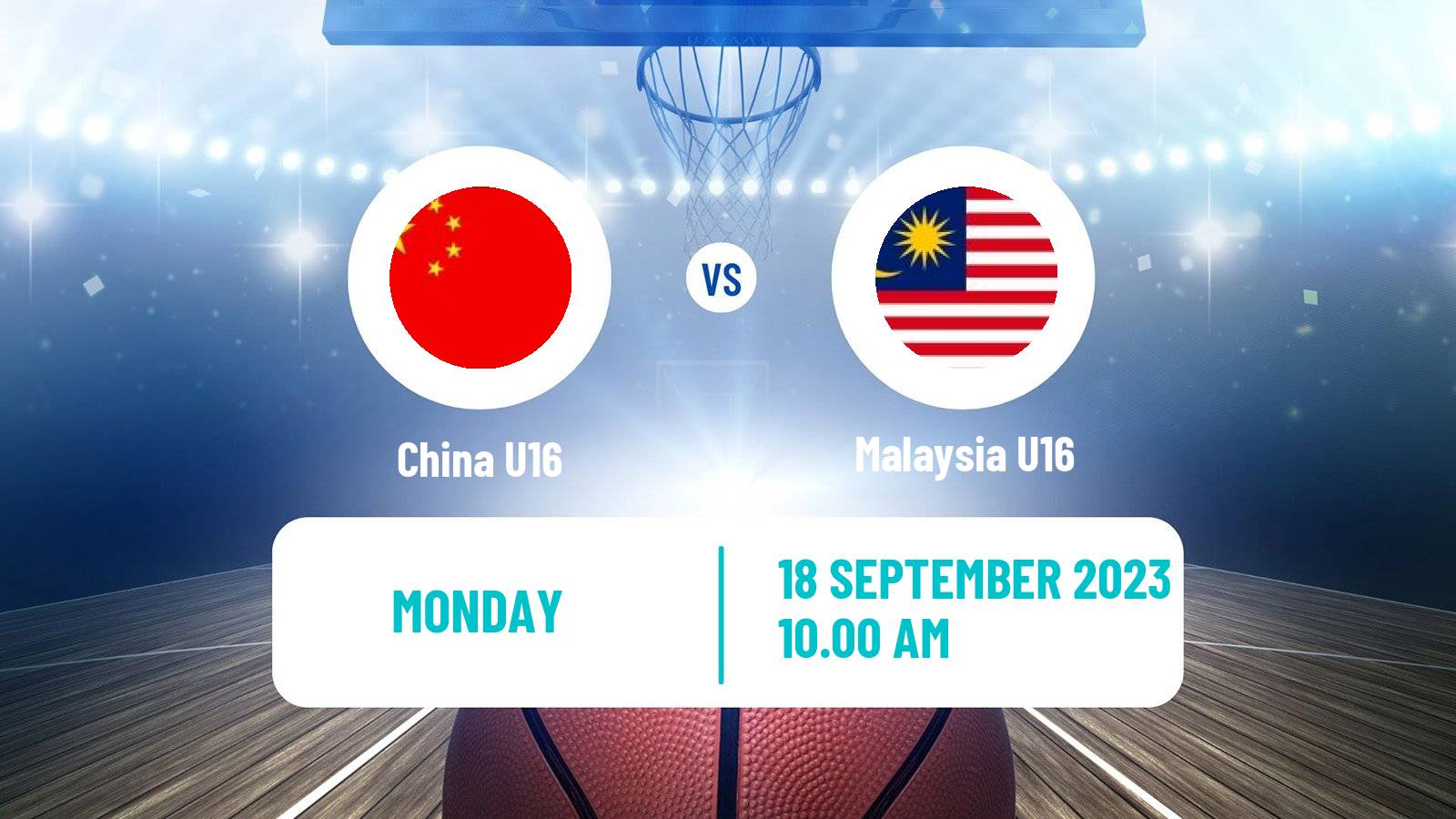 Basketball Asia Championship U16 Basketball China U16 - Malaysia U16