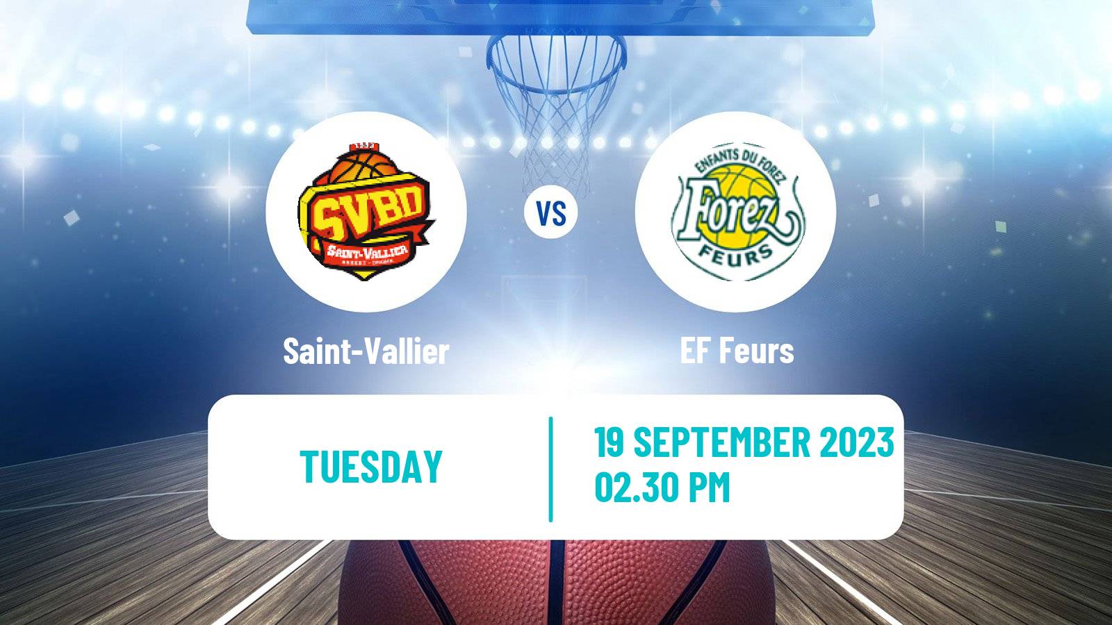 Basketball French Cup Basketball Saint-Vallier - Feurs