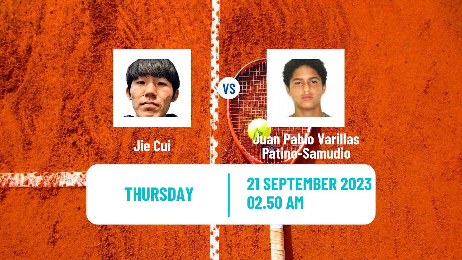 Tennis ATP Chengdu Jie Cui - Juan Pablo Varillas Patino-Samudio