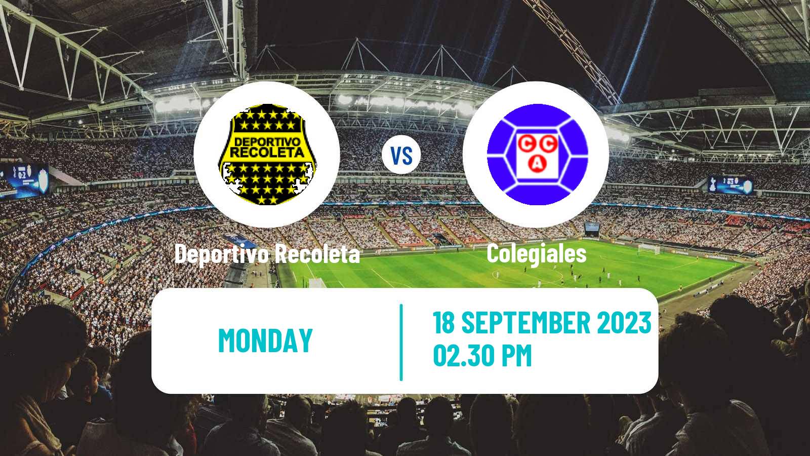 Soccer Paraguayan Division Intermedia Deportivo Recoleta - Colegiales