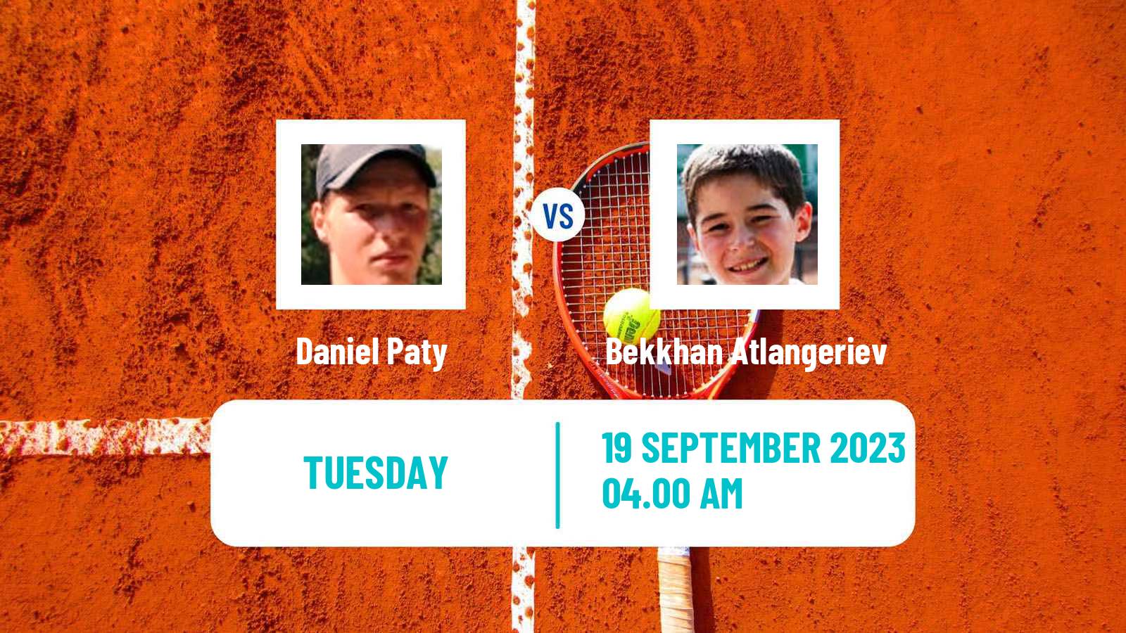 Tennis ITF M25 Pardubice Men 2023 Daniel Paty - Bekkhan Atlangeriev