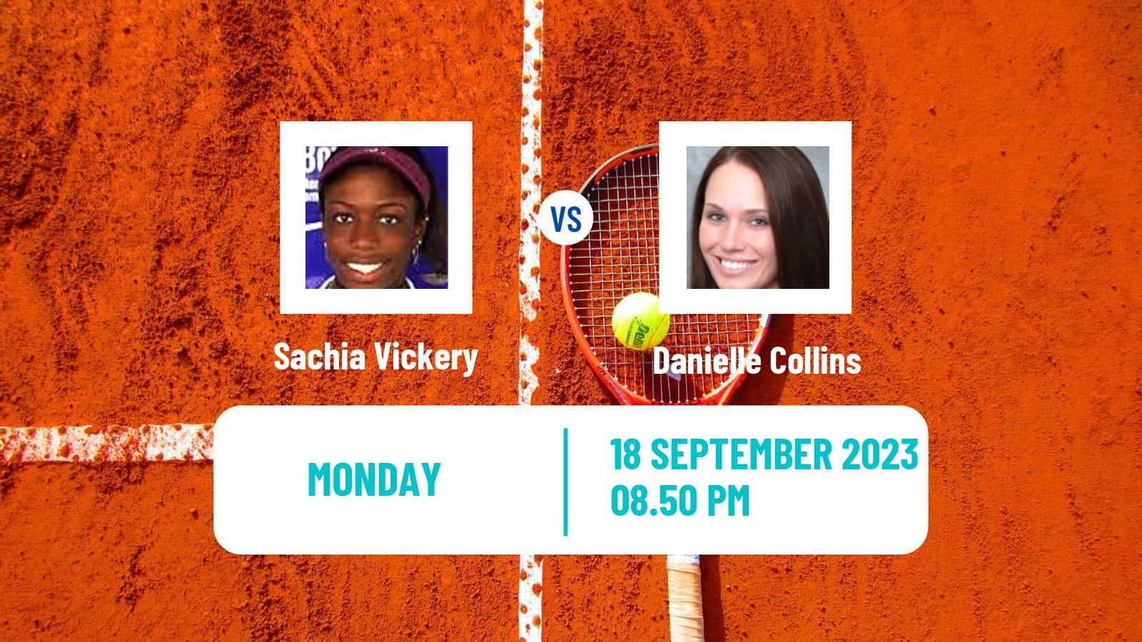 Tennis WTA Guadalajara Sachia Vickery - Danielle Collins