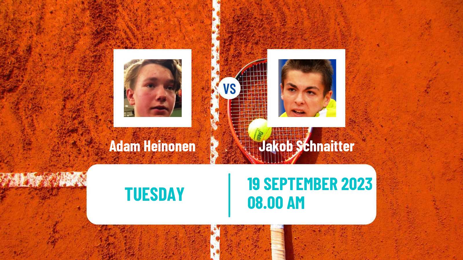 Tennis ITF M15 Danderyd Men Adam Heinonen - Jakob Schnaitter