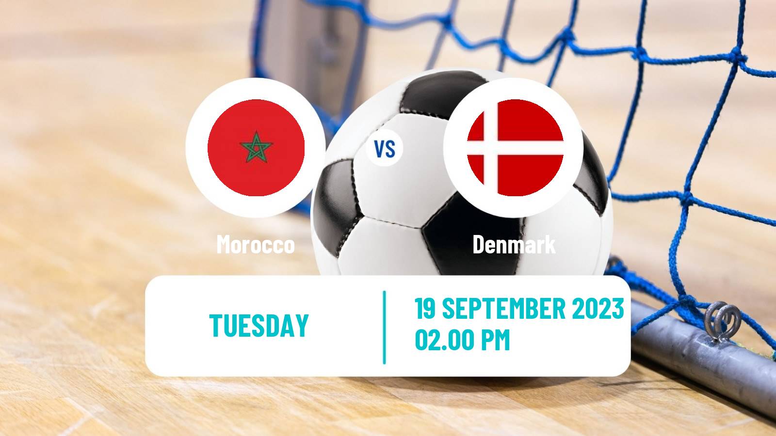 Futsal Friendly International Futsal Morocco - Denmark