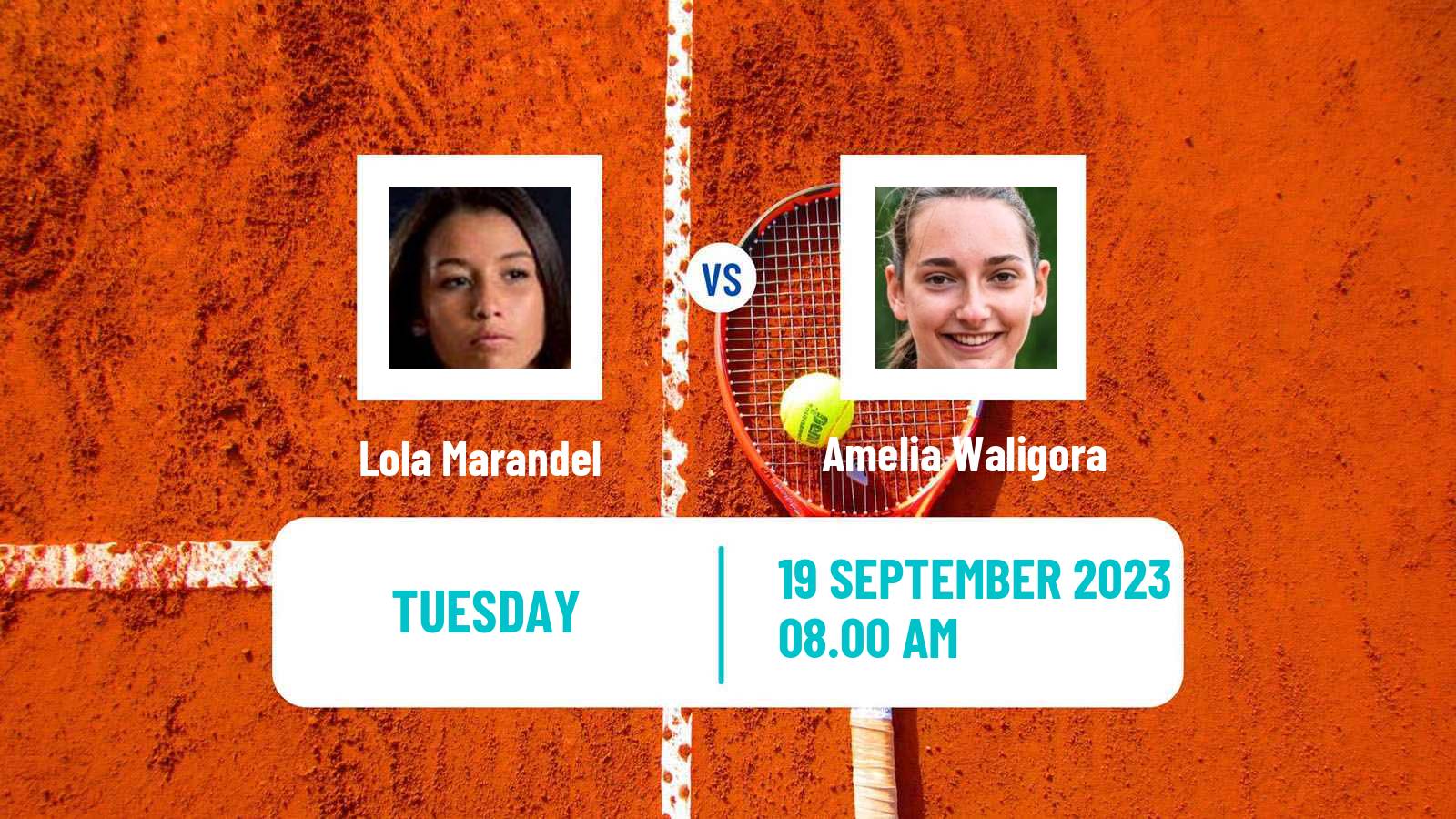 Tennis ITF W15 Monastir 33 Women Lola Marandel - Amelia Waligora