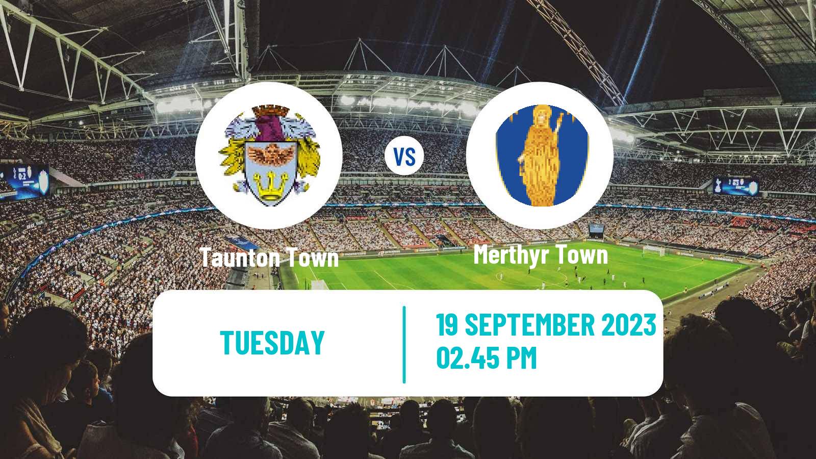 Soccer English FA Cup Taunton Town - Merthyr Town