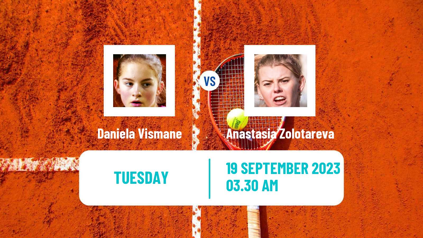 Tennis ITF W40 Pazardzhik Women Daniela Vismane - Anastasia Zolotareva
