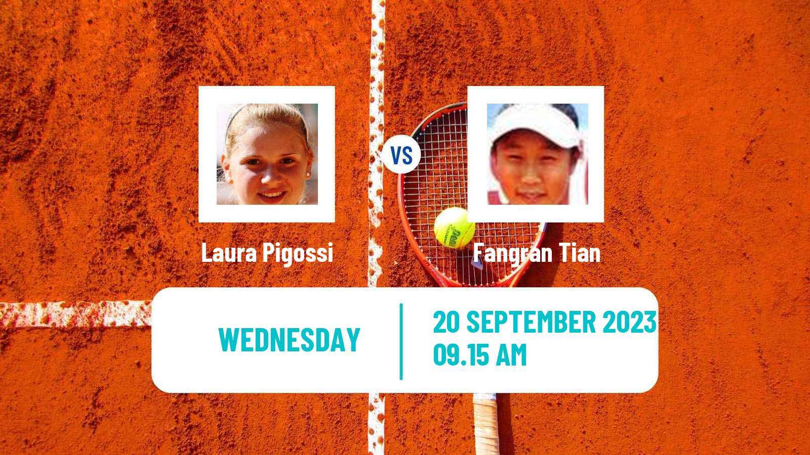 Tennis ITF W60 H Caldas Da Rainha Women Laura Pigossi - Fangran Tian