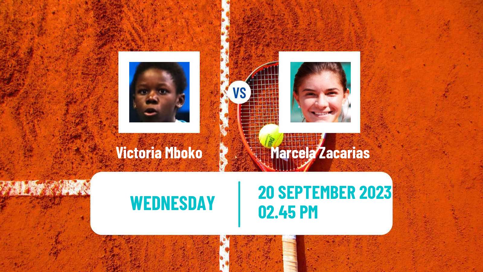 Tennis ITF W60 Berkeley Ca Women Victoria Mboko - Marcela Zacarias