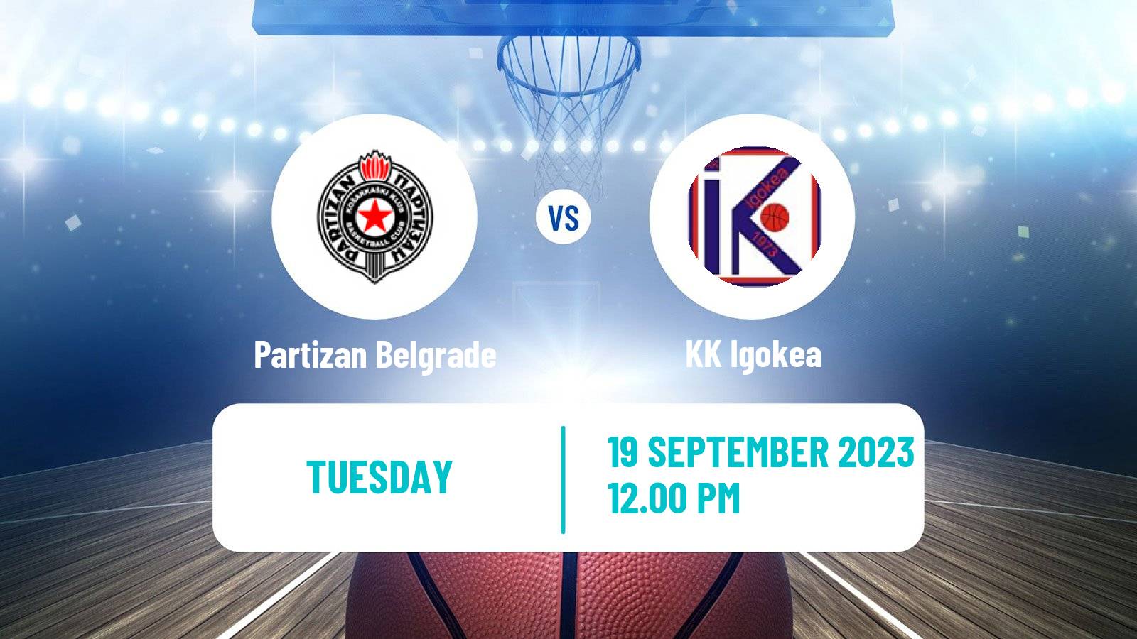 Basketball ABA Super Cup Partizan Belgrade - Igokea