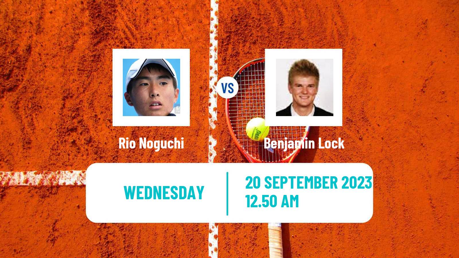 Tennis ATP Chengdu Rio Noguchi - Benjamin Lock